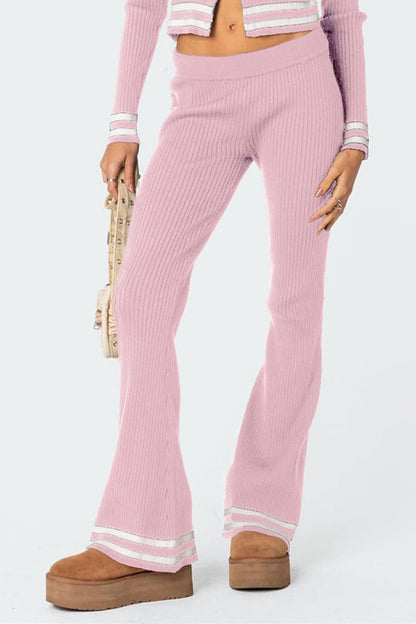 Cozy zip-up lounge set with long sleeves and pants