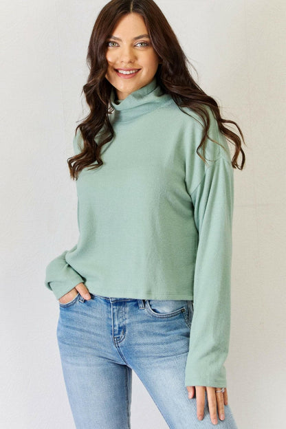 HYFVE Long Sleeve Turtleneck Top.