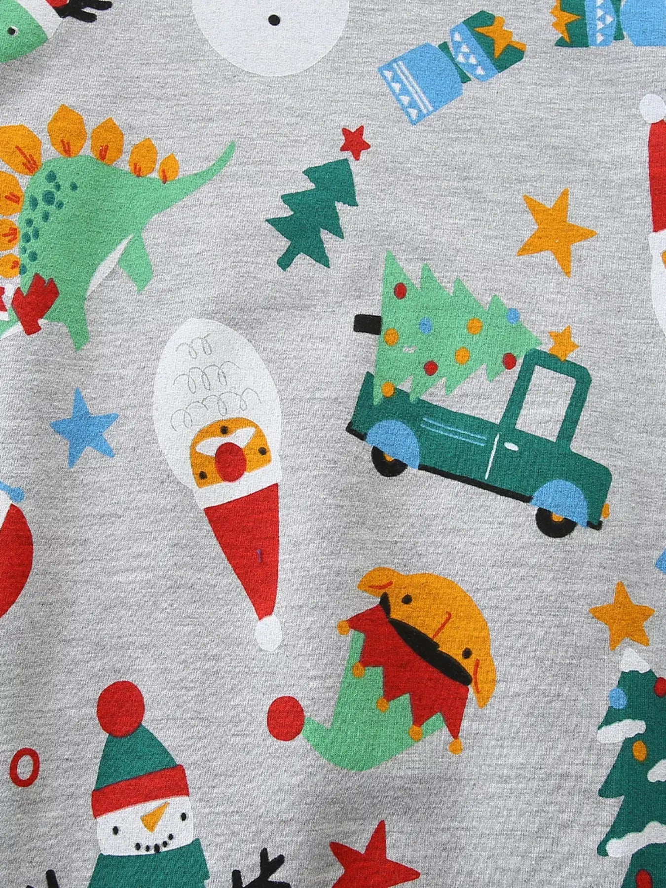 Children's Christmas Print Crewneck Sweatshirt Simply Love