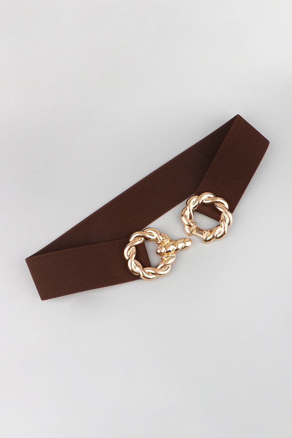 Elastic belt with zinc alloy buckle - Love Salve 