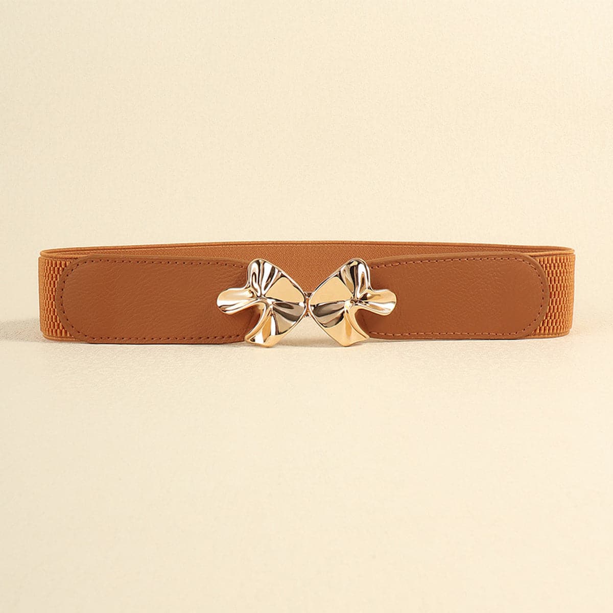 Alloy Buckle Elastic Belt.