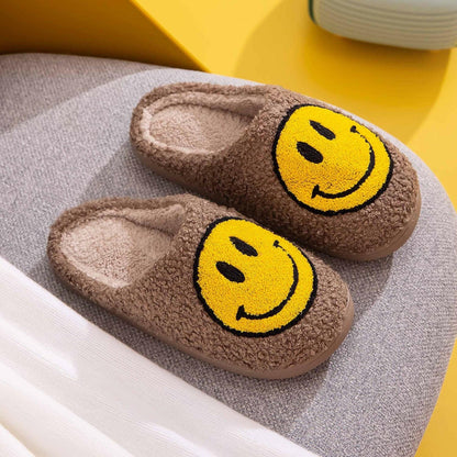 Melody Smiley Face Slippers.