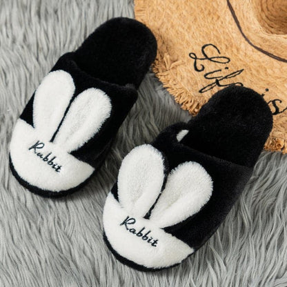 Cozy rabbit ear slippers - flats