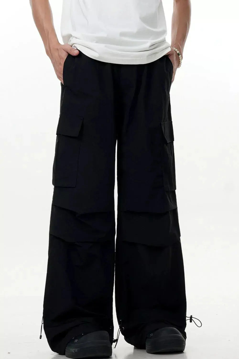 Men's Loose Fit Multi-Pocket Cargo Pants Simply Love