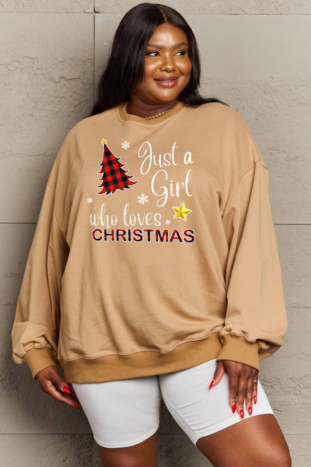 Simply Love Full Size Graphic Sweatshirt.