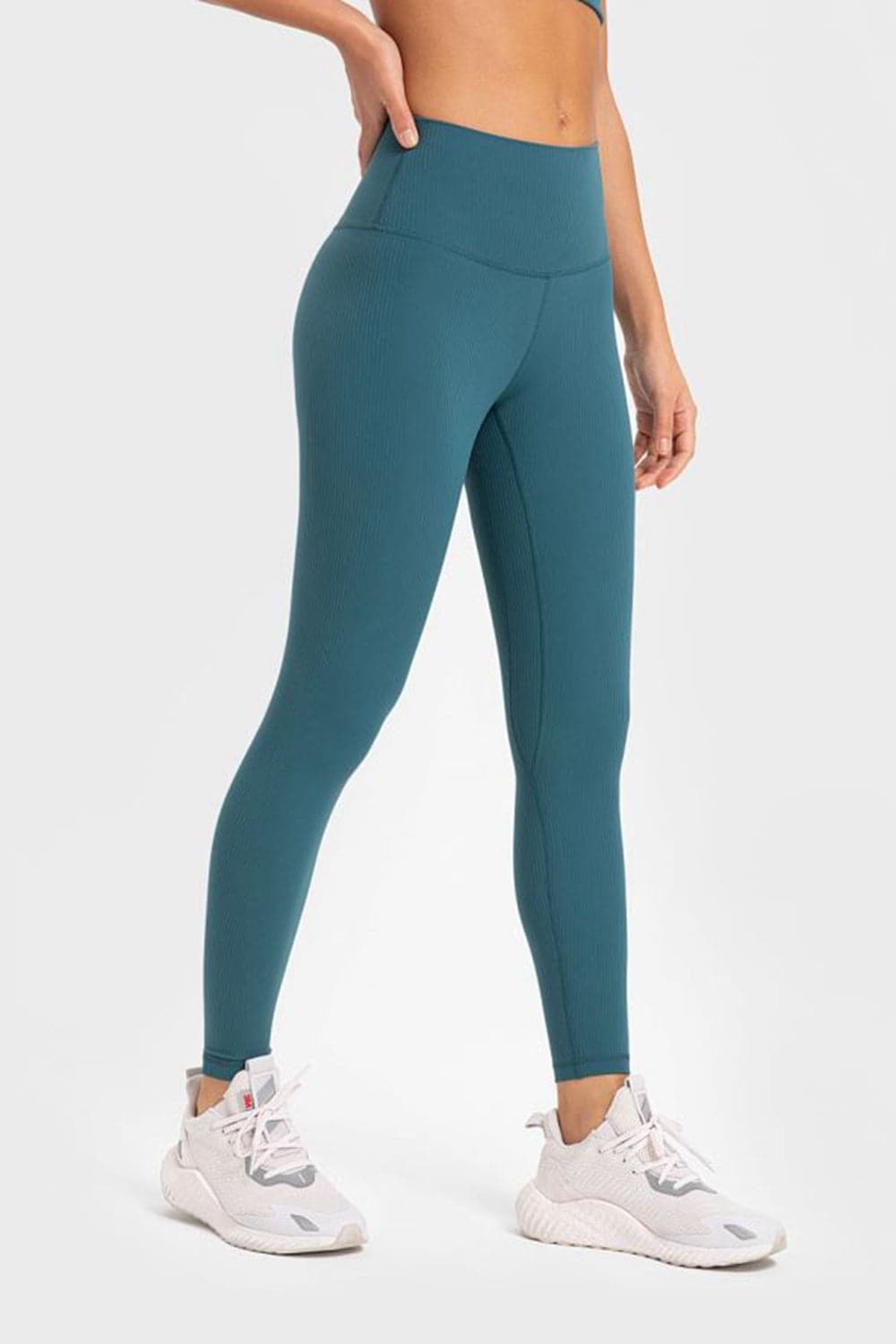 Highly Stretchy Wide Waistband Yoga Leggings.