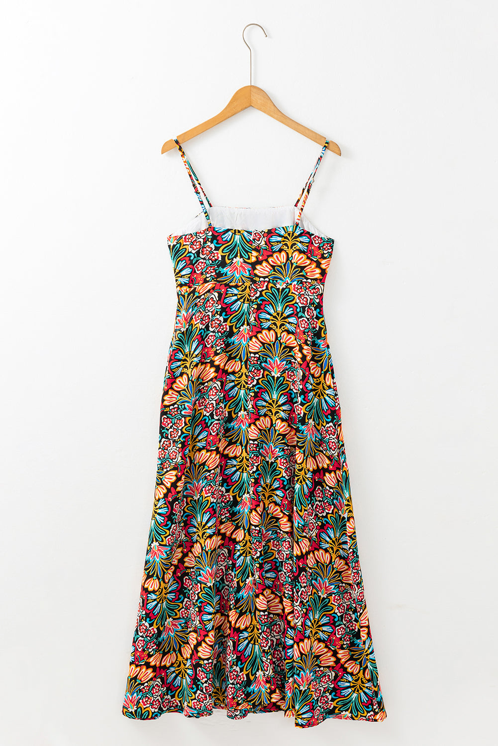 Premium Danielle Boho Floral High Waist Maxi Dress for Summer Festivities