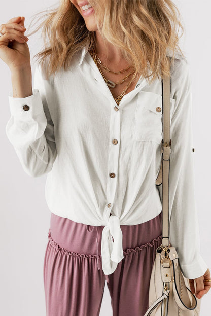 Button Up Long Sleeve Shirt.