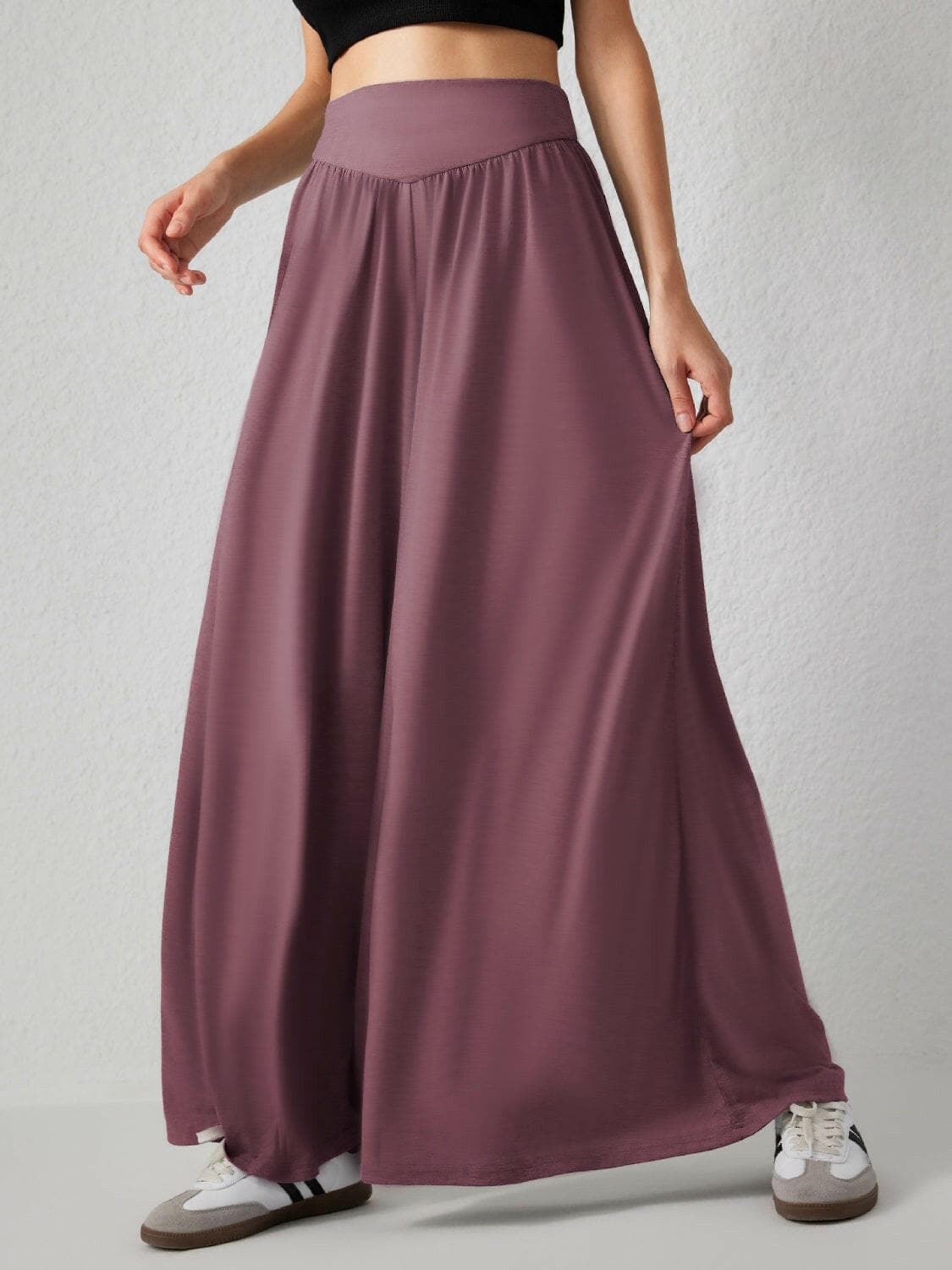 High Waist Wide Leg Pants.