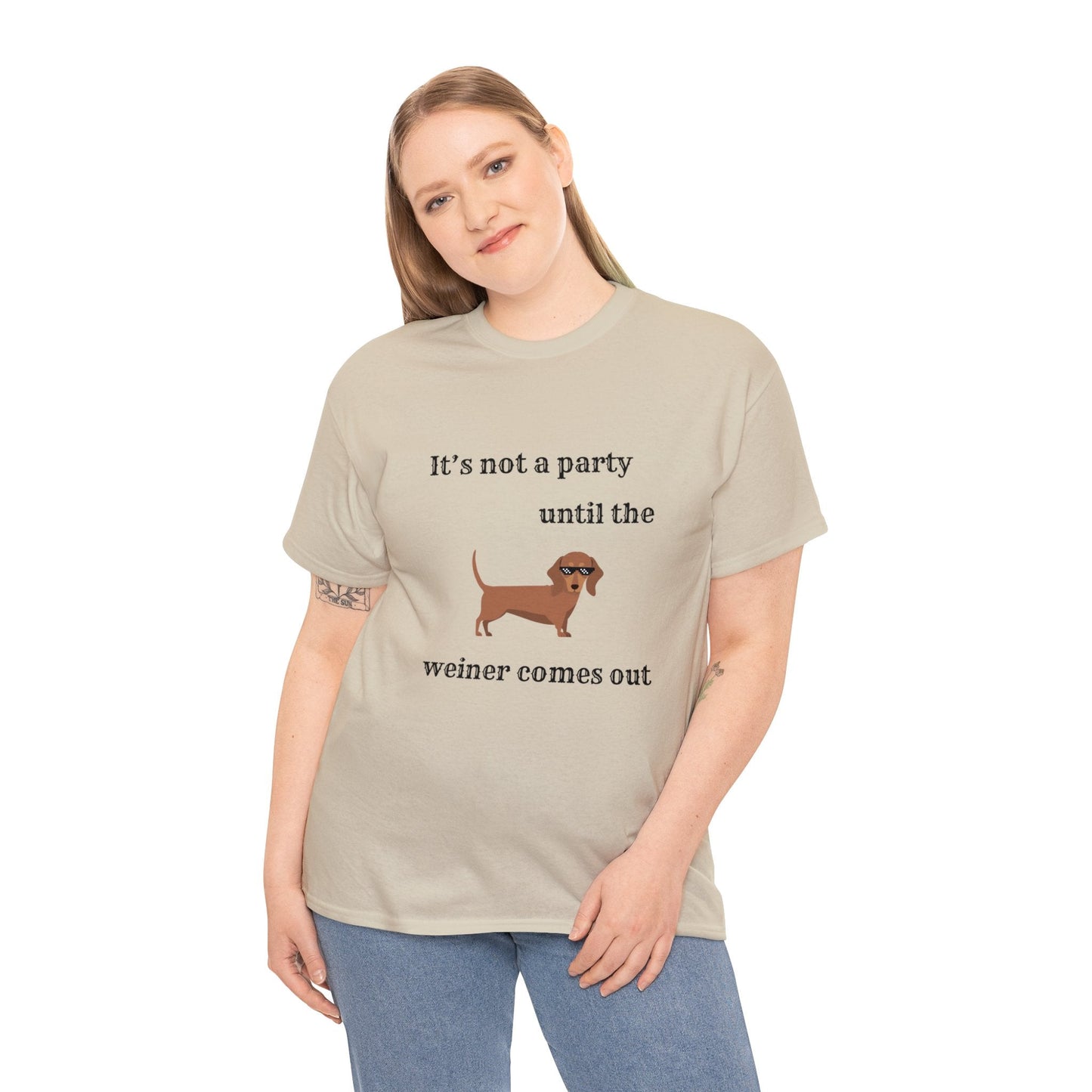 Dachshund Weiner Party Short Sleeve Tee