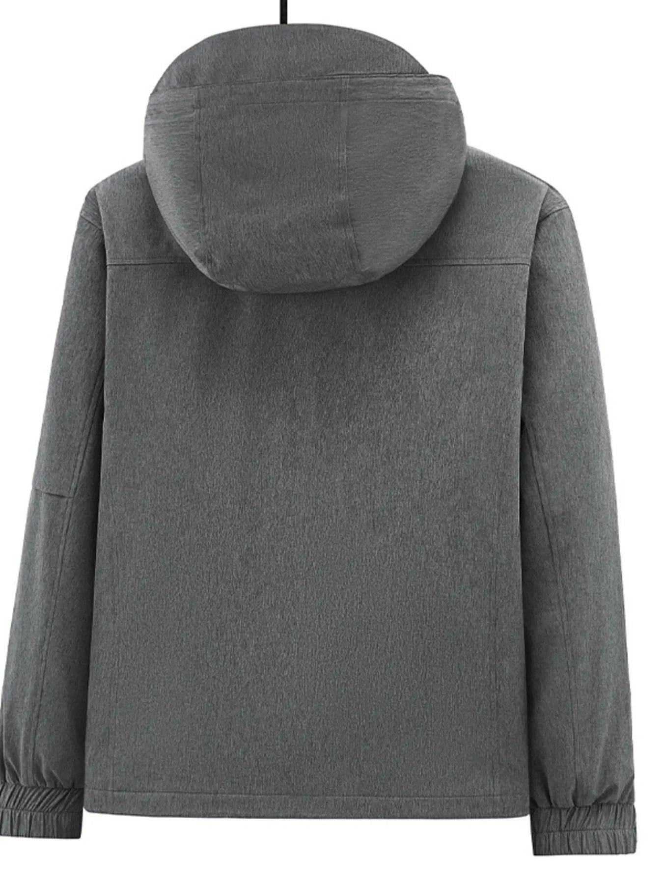 Men's Plus Size Outdoor Zip Up Hooded Jacket Simply Love