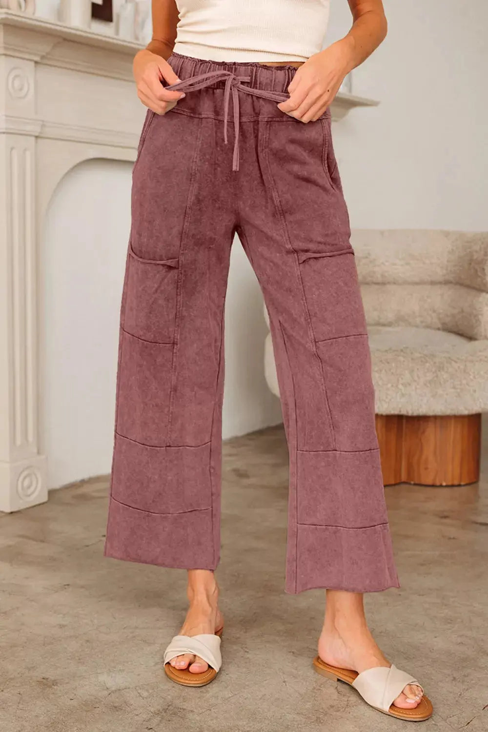 Wash Wide Leg Pants Simply Love
