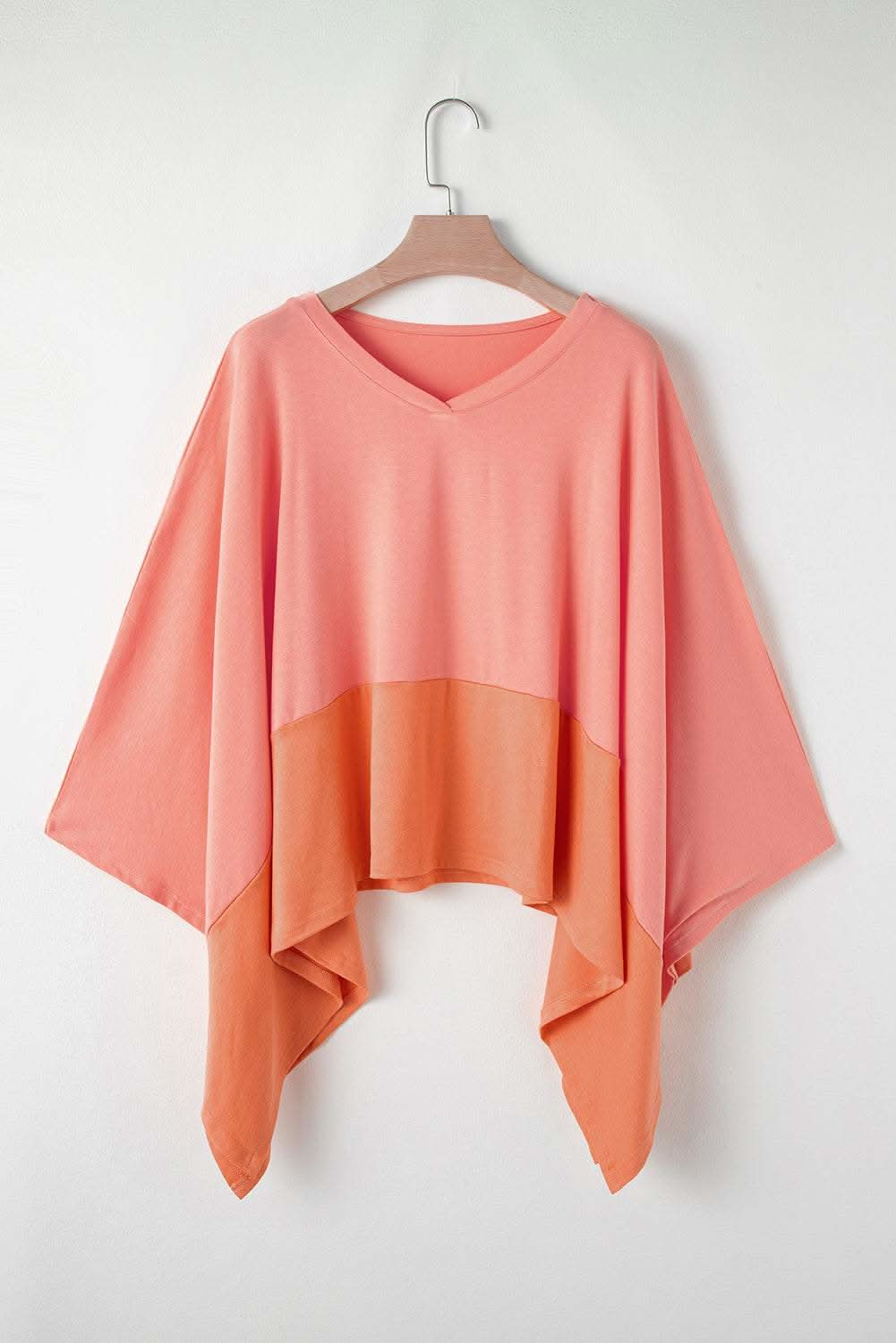 Grapefruit orange oversized top