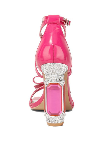 Affluence Fantasy Heels – Step Into Luxury in Fuchsia, Silver, or White