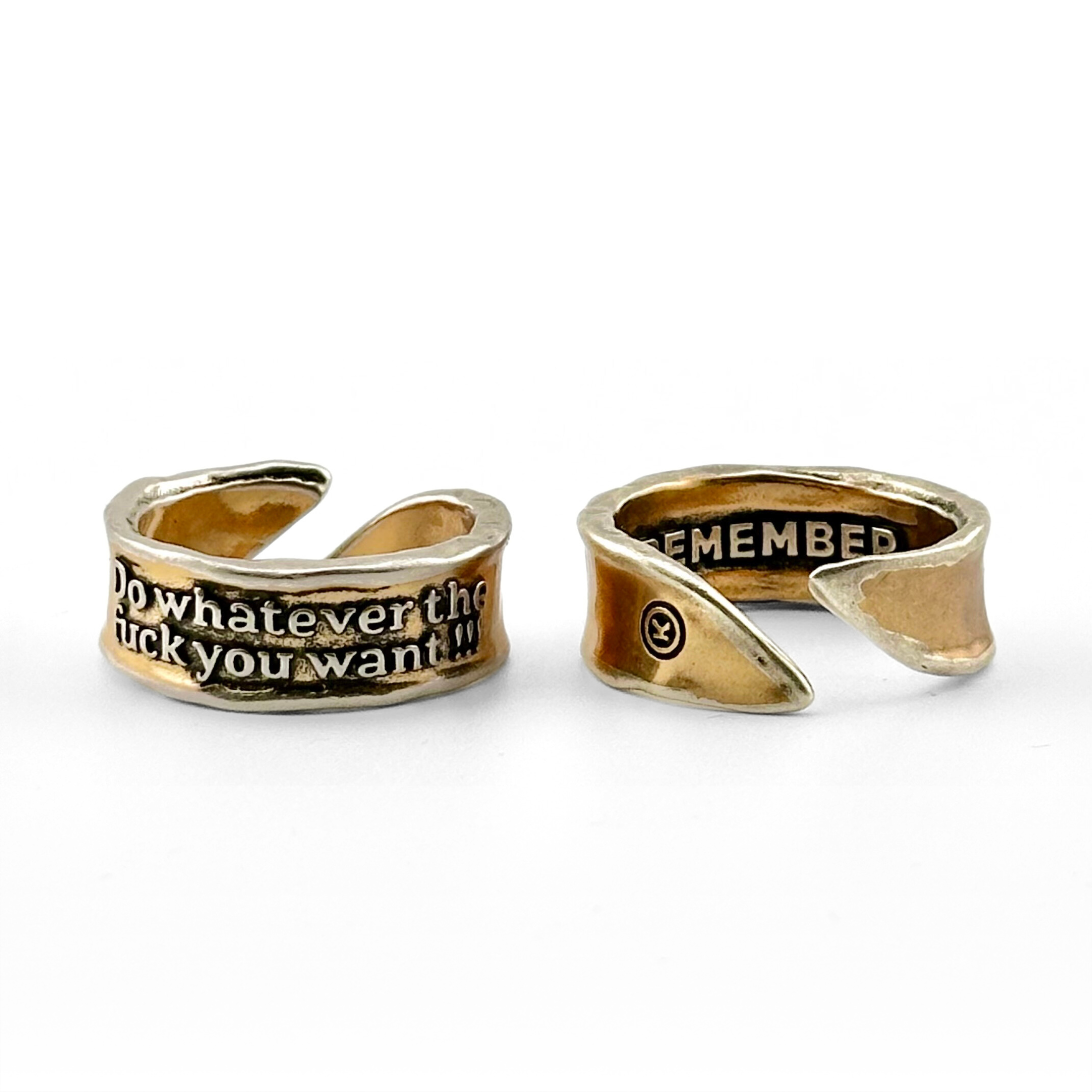 Do Whatever The F*ck You Want Remember Adjustable Ring Katia Designs