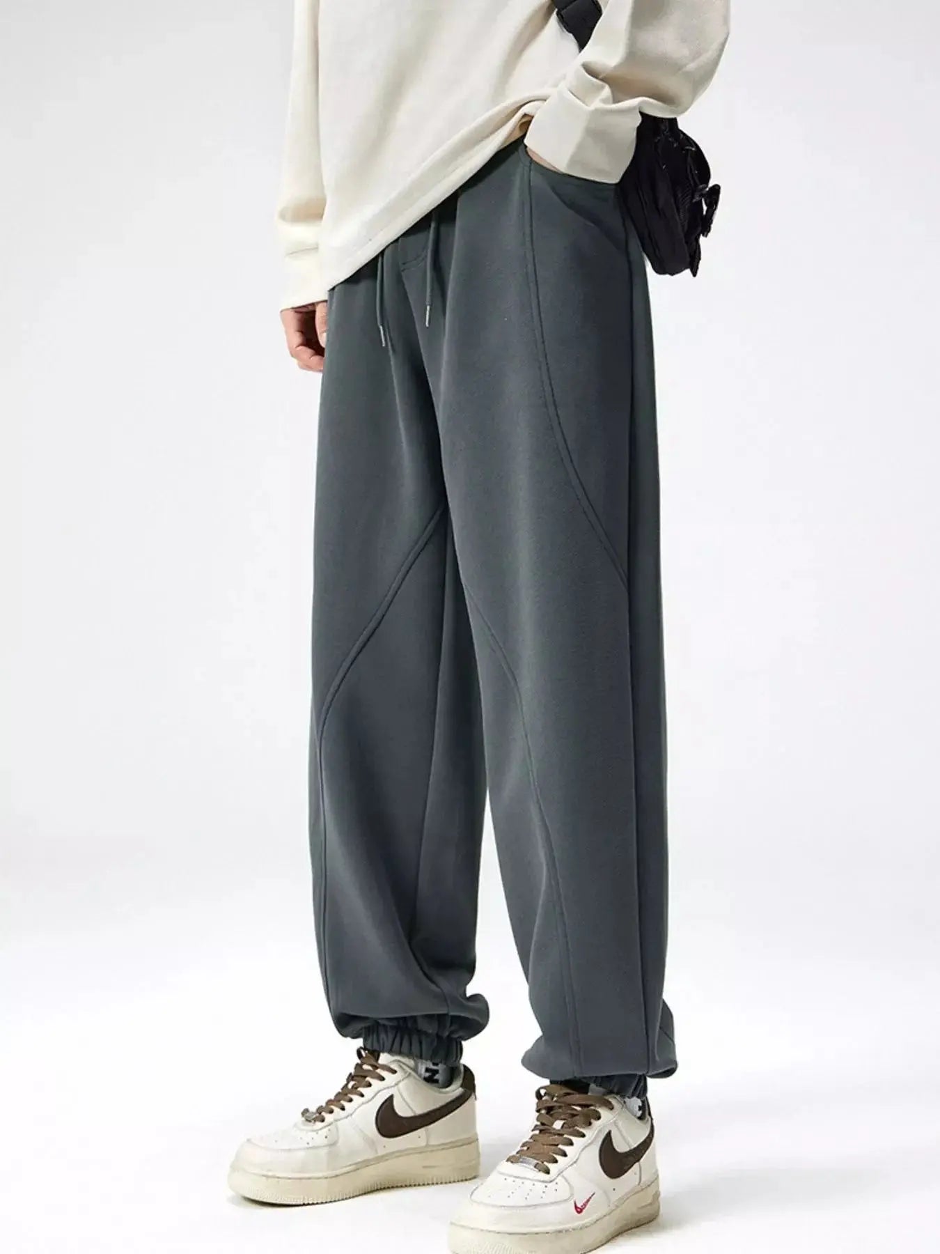 Men's Plus Size Loose Fit Drawstring Sweatpants Simply Love