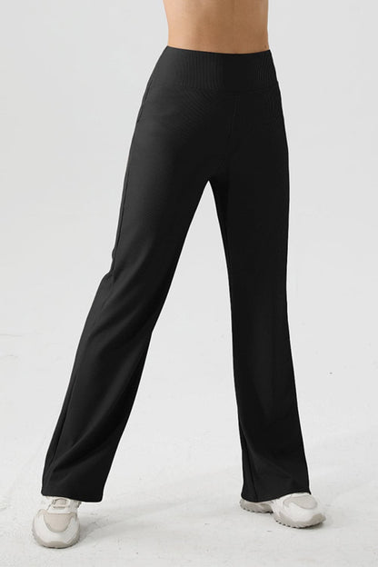 High Waist Straight Active Pants.