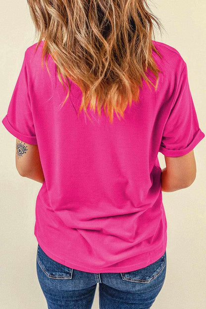 NASHVILLE Round Neck Short Sleeve T-Shirt.