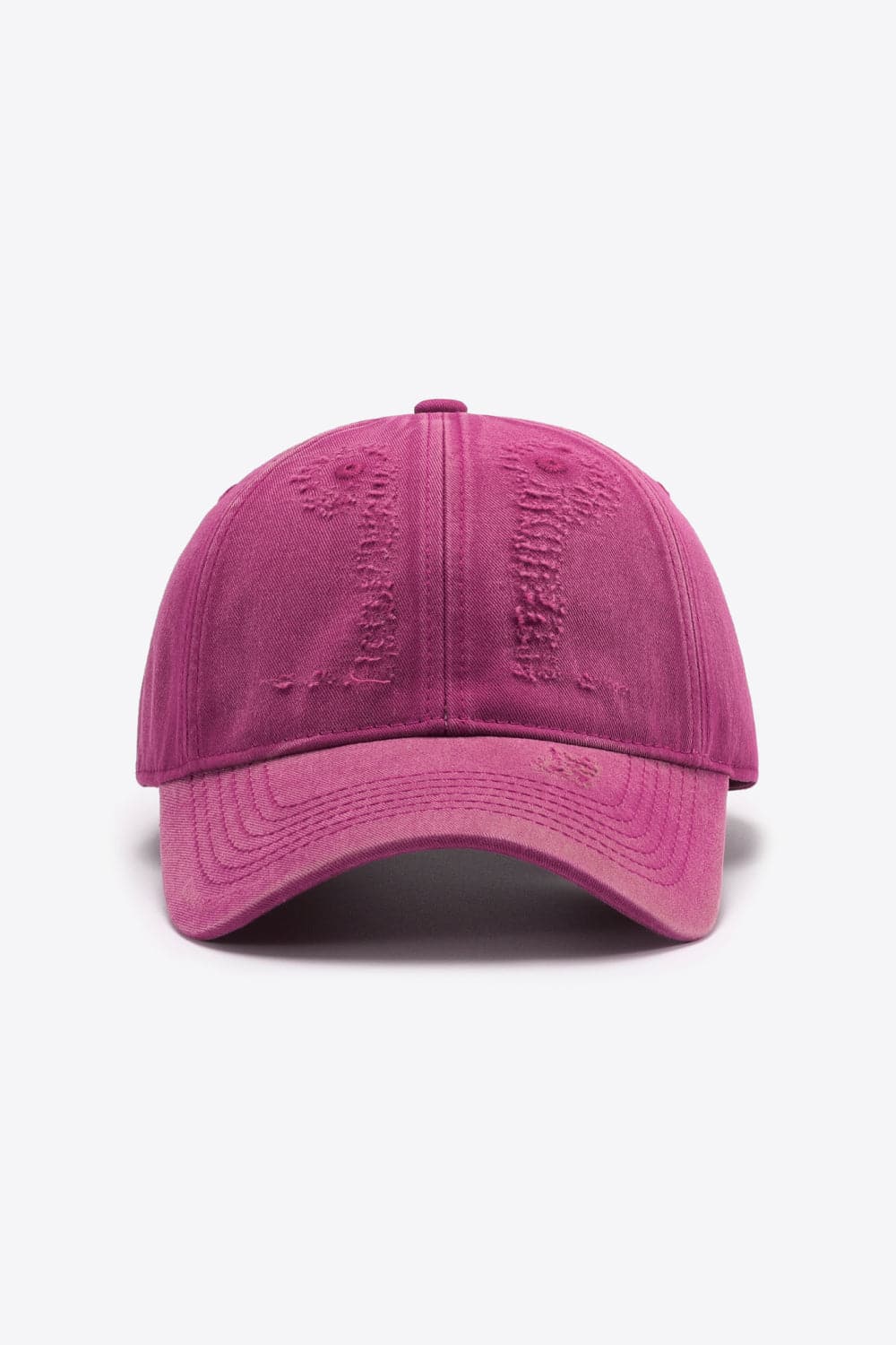 Distressed Adjustable Baseball Cap.