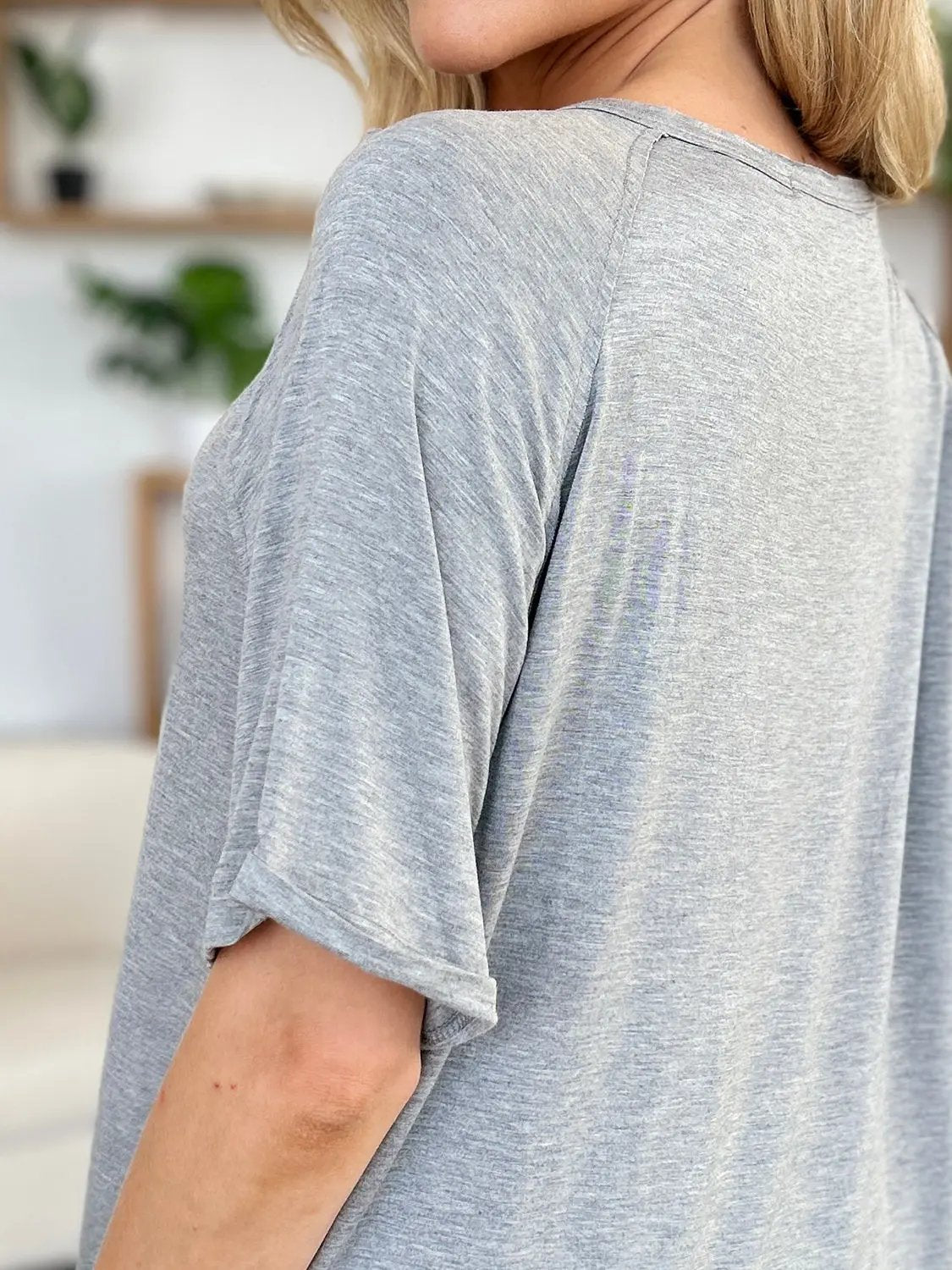 ShopBasicbae: Bamboo V-Neck Tee - Love Salve