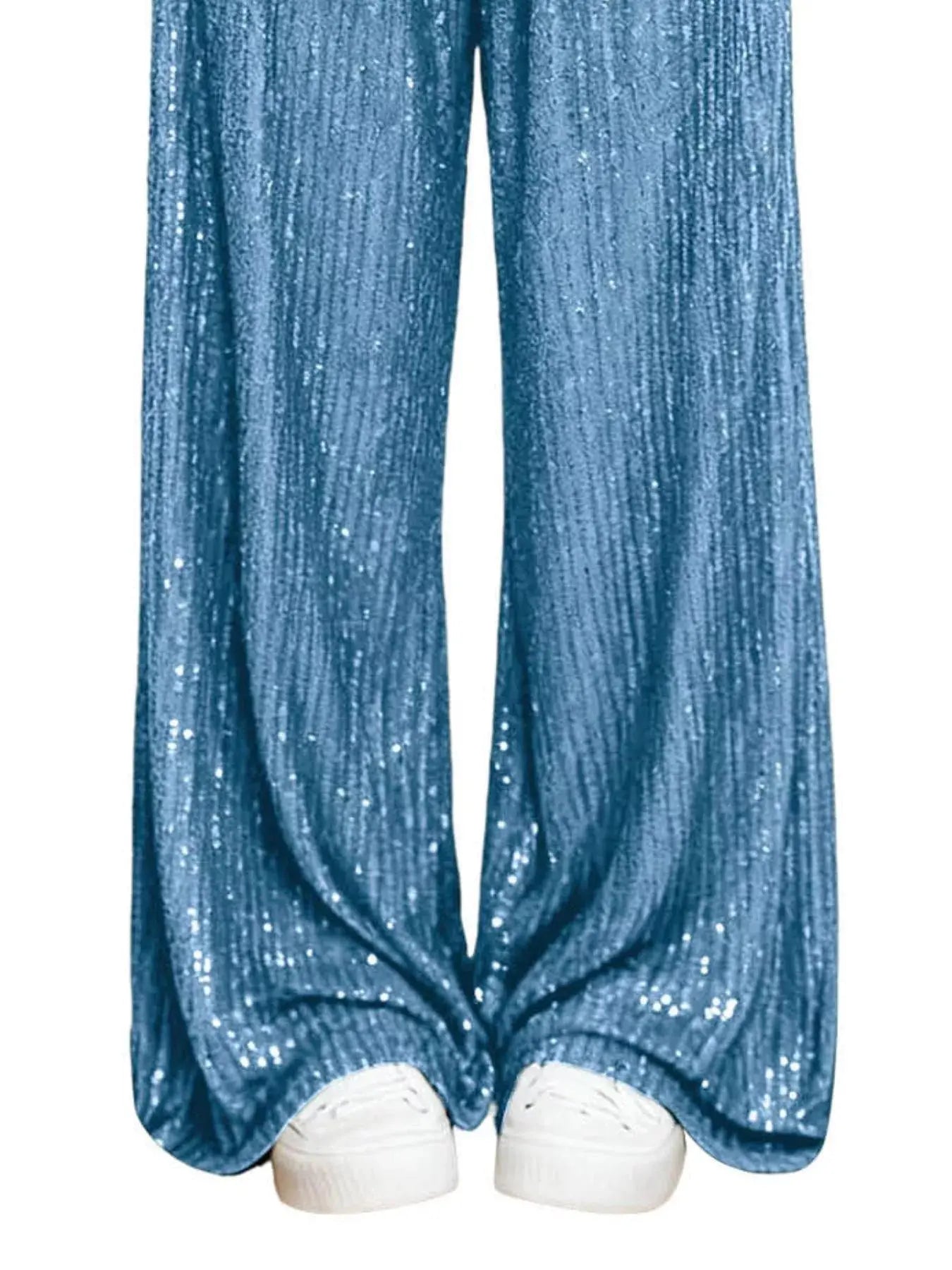 Sequin Wide-Leg Pants Simply Love