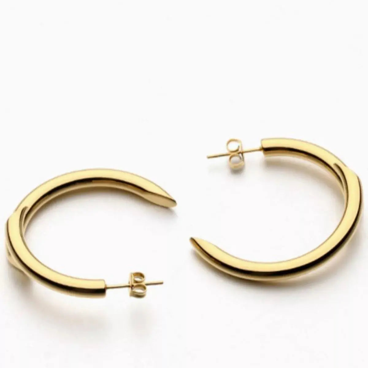 Chunky C-Hoop Earrings Simply Love