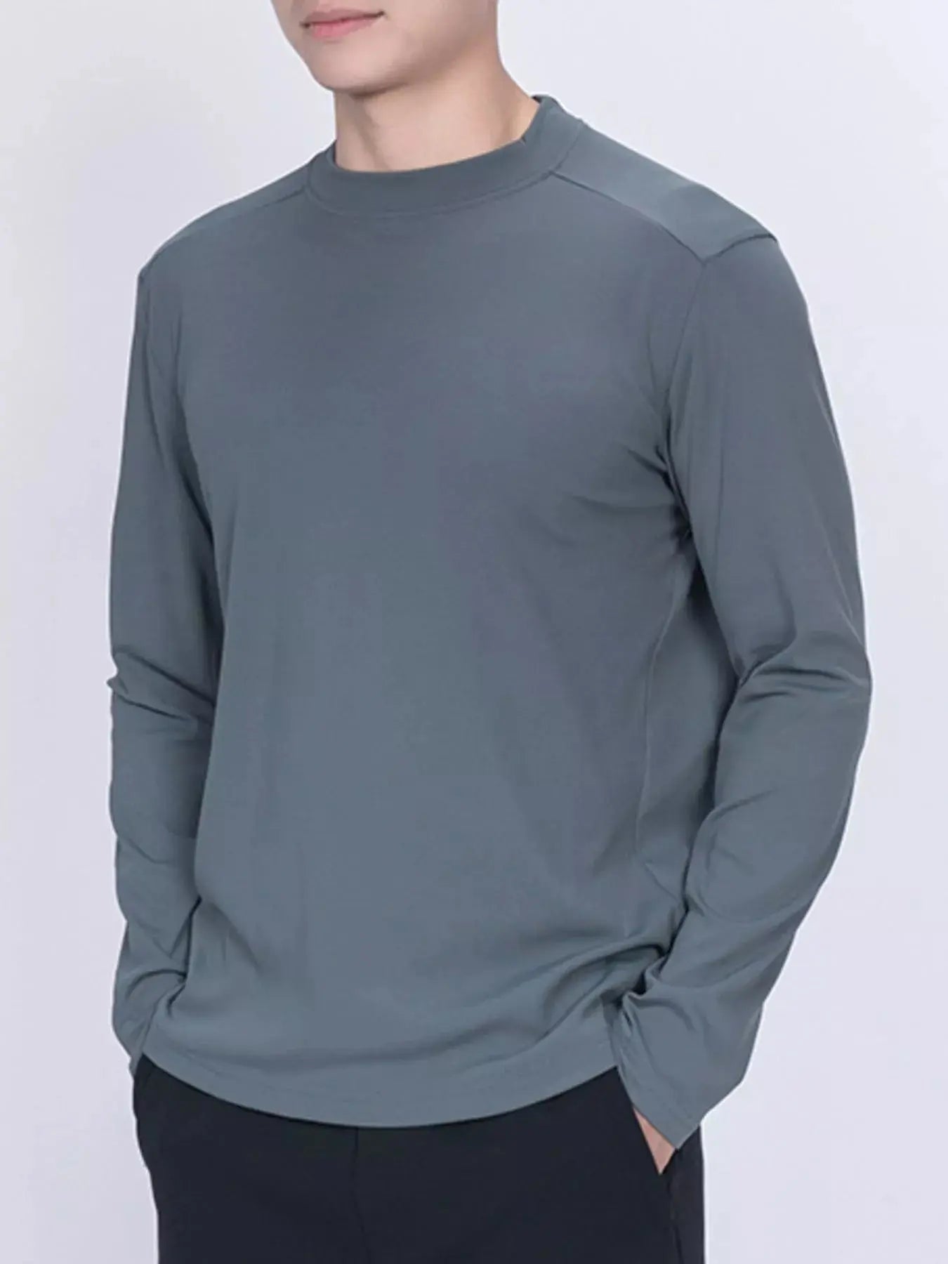 Men's Plus Size Long Sleeve T-Shirt Simply Love