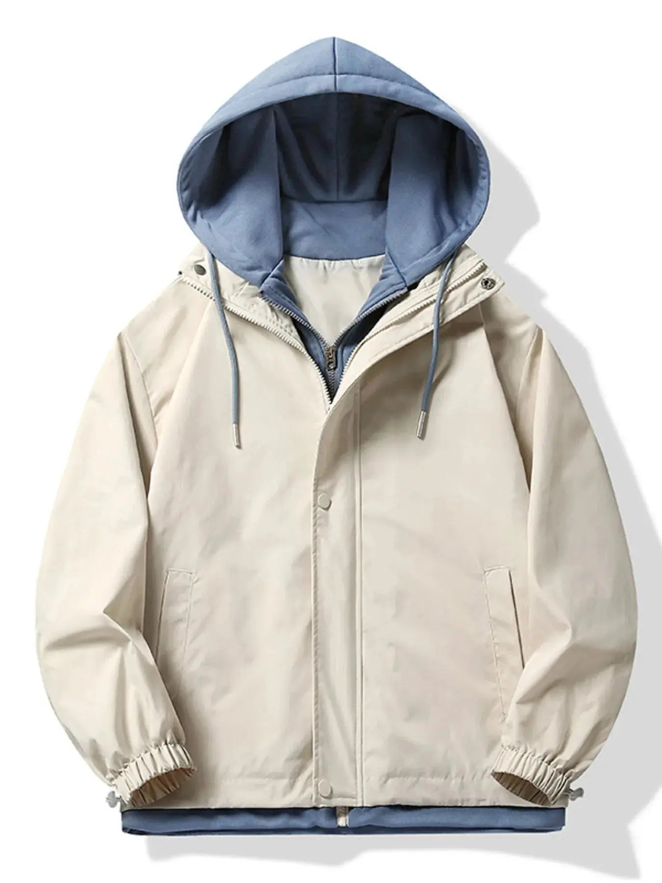 Men's Plus Size Casual Lightweight Windbreaker Jacket Simply Love