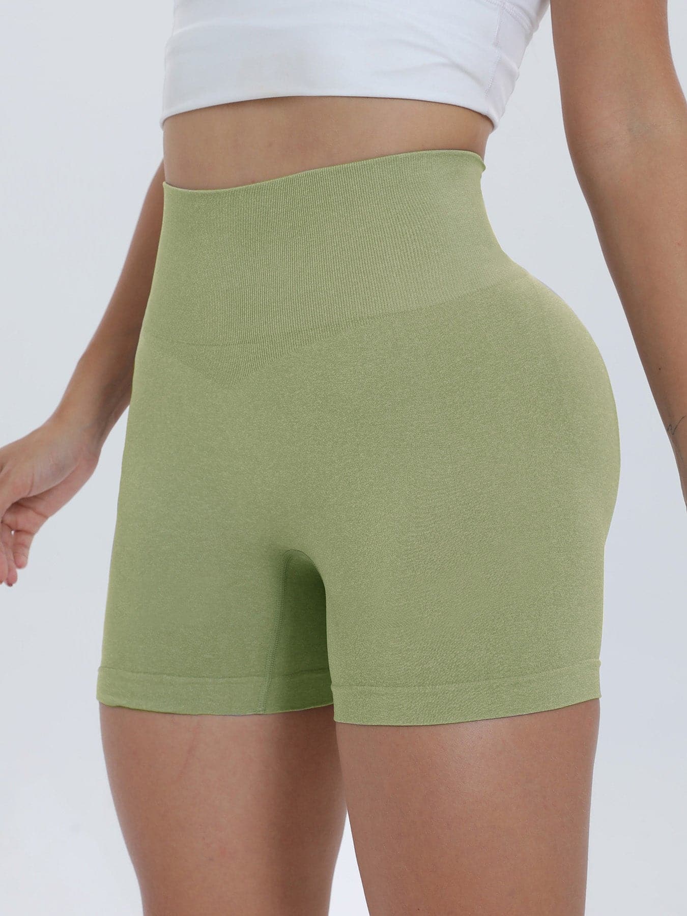 High Waist Active Shorts.