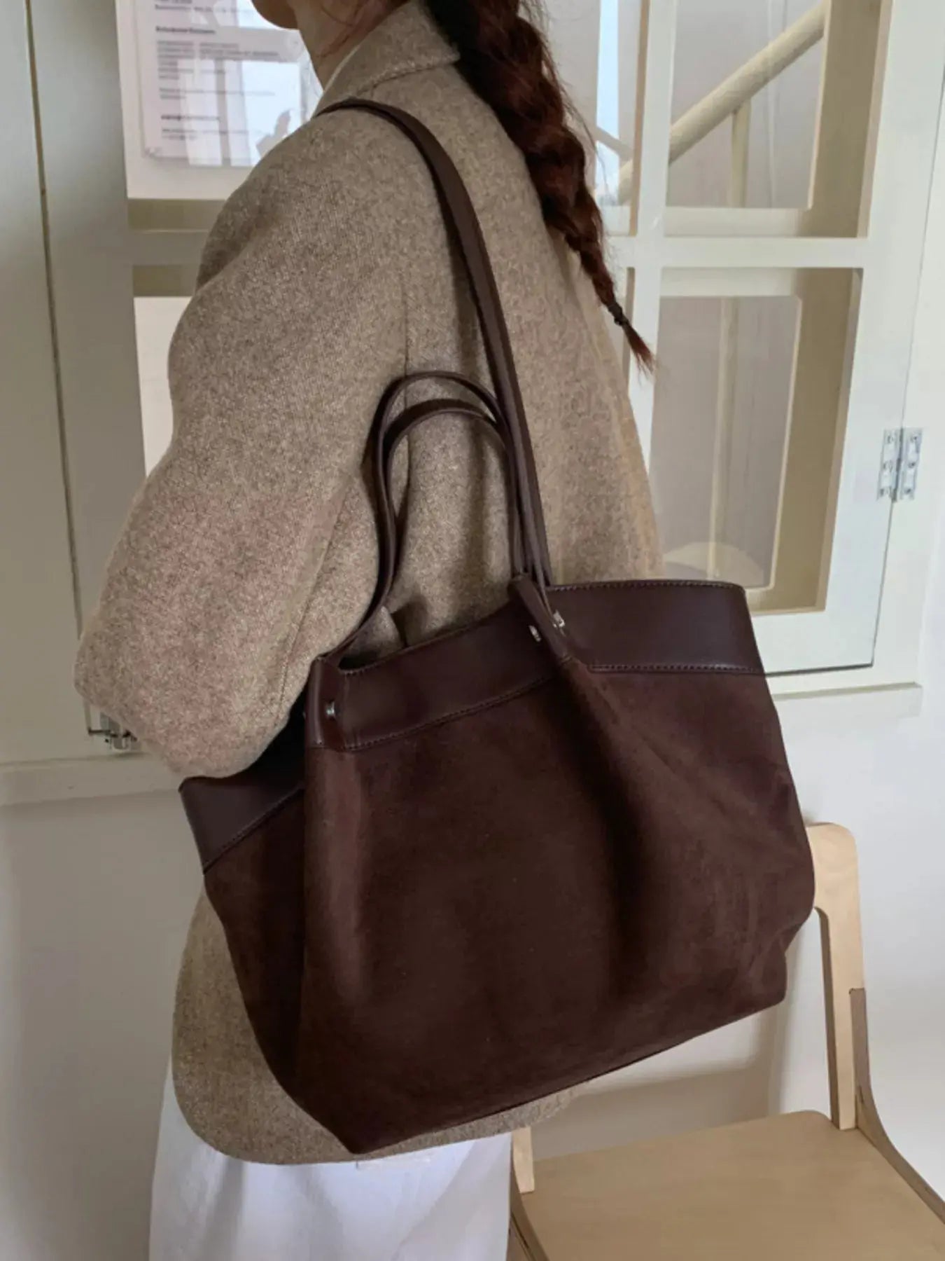 Lightweight Classic Color Tote Bag Simply Love
