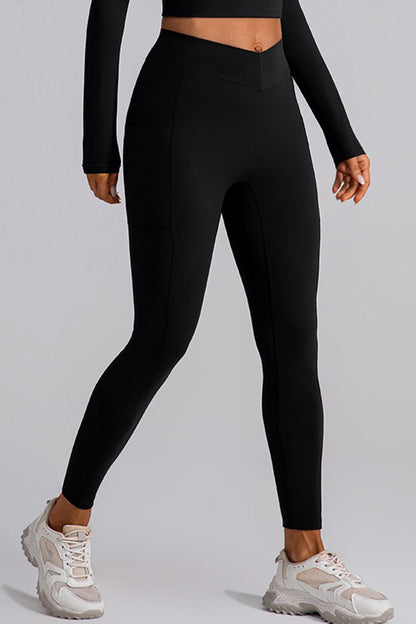 High Waist Active Leggings with Pockets.