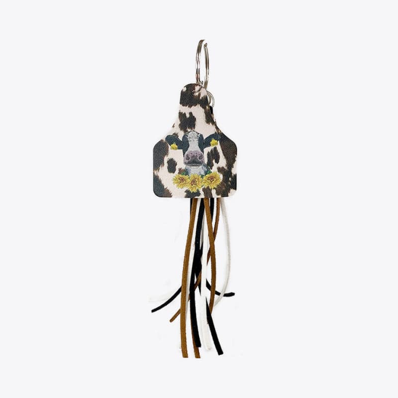 Chimney Shape Fringe Detail Key Chain.