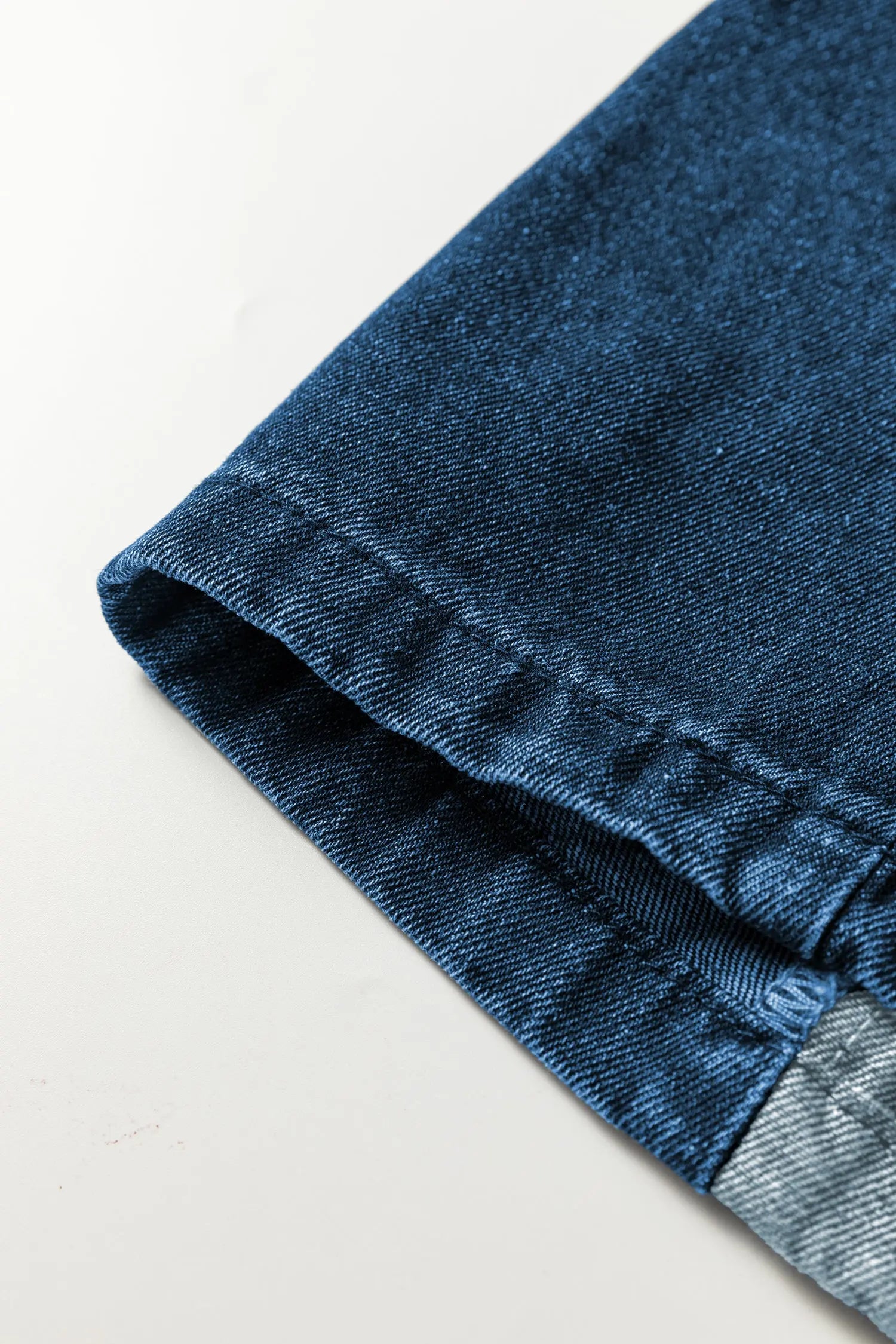 Sail Blue Checkered Side Panel Patchwork Drawstring Loose Denim Pants Dear-Lover Dropshipping