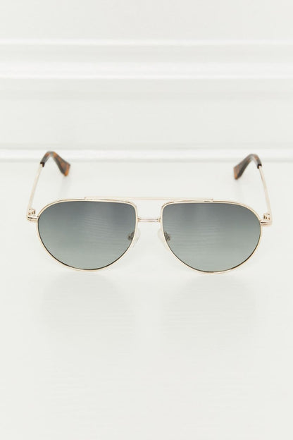 TAC Polarization Lens Aviator Sunglasses.