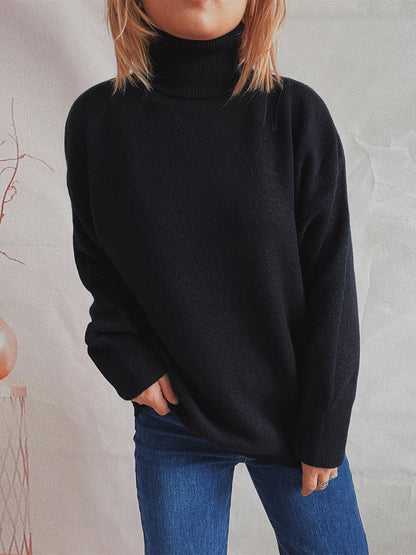 Turtleneck Long Sleeve Sweater.