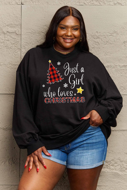 Simply Love Full Size Graphic Sweatshirt.