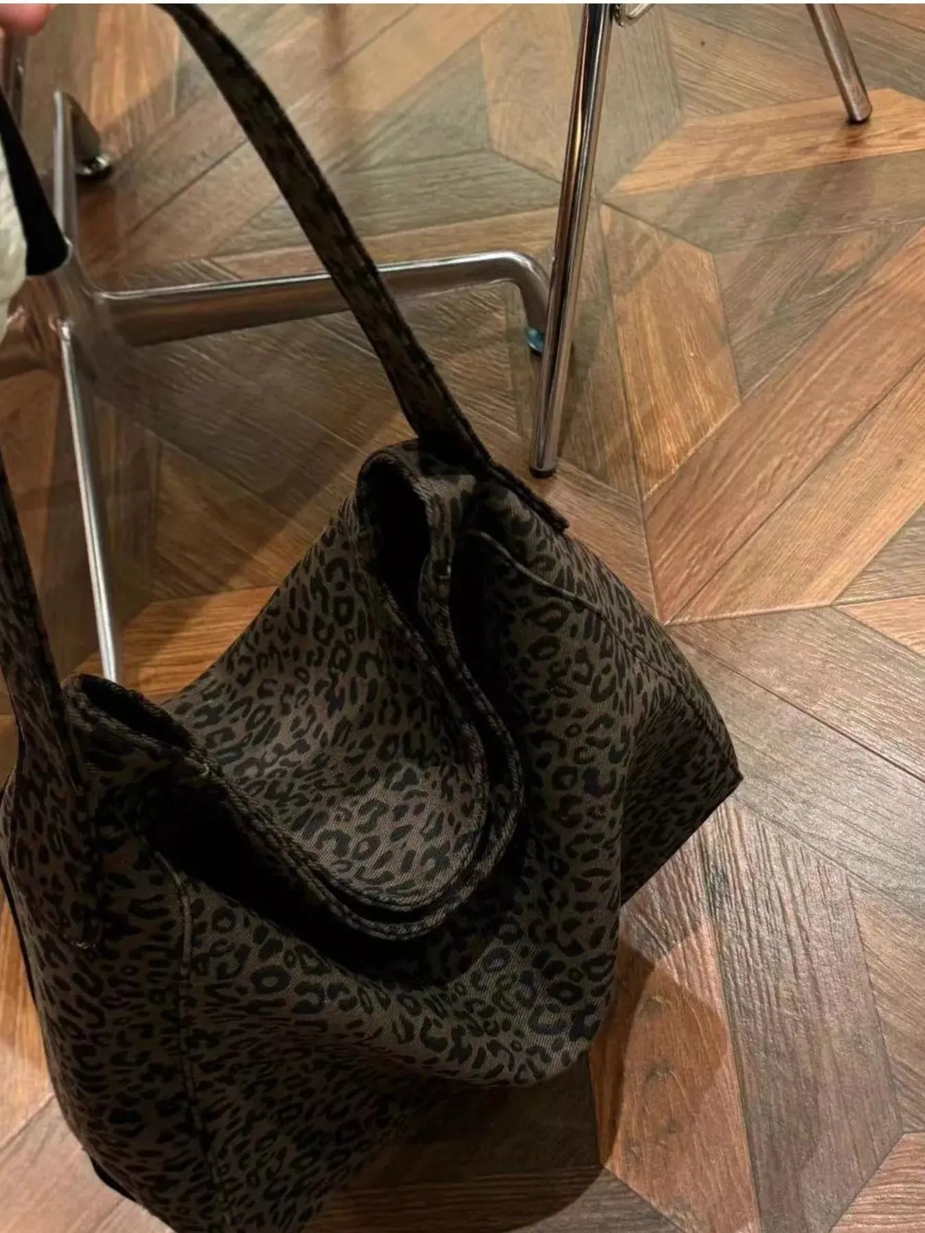 Leopard Print Tote Bag Simply Love