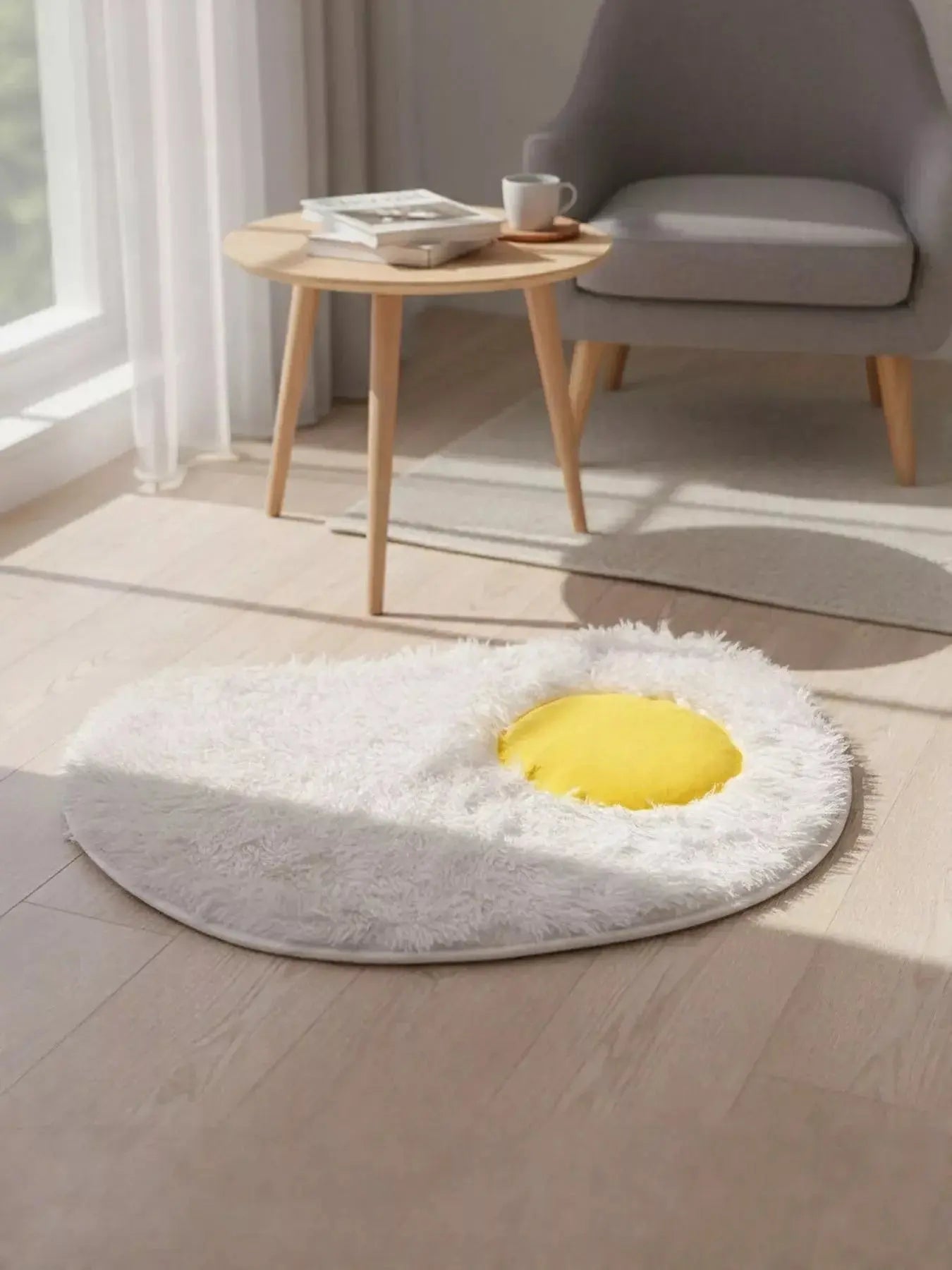 Fried Egg Design Plush Pet Mat Simply Love