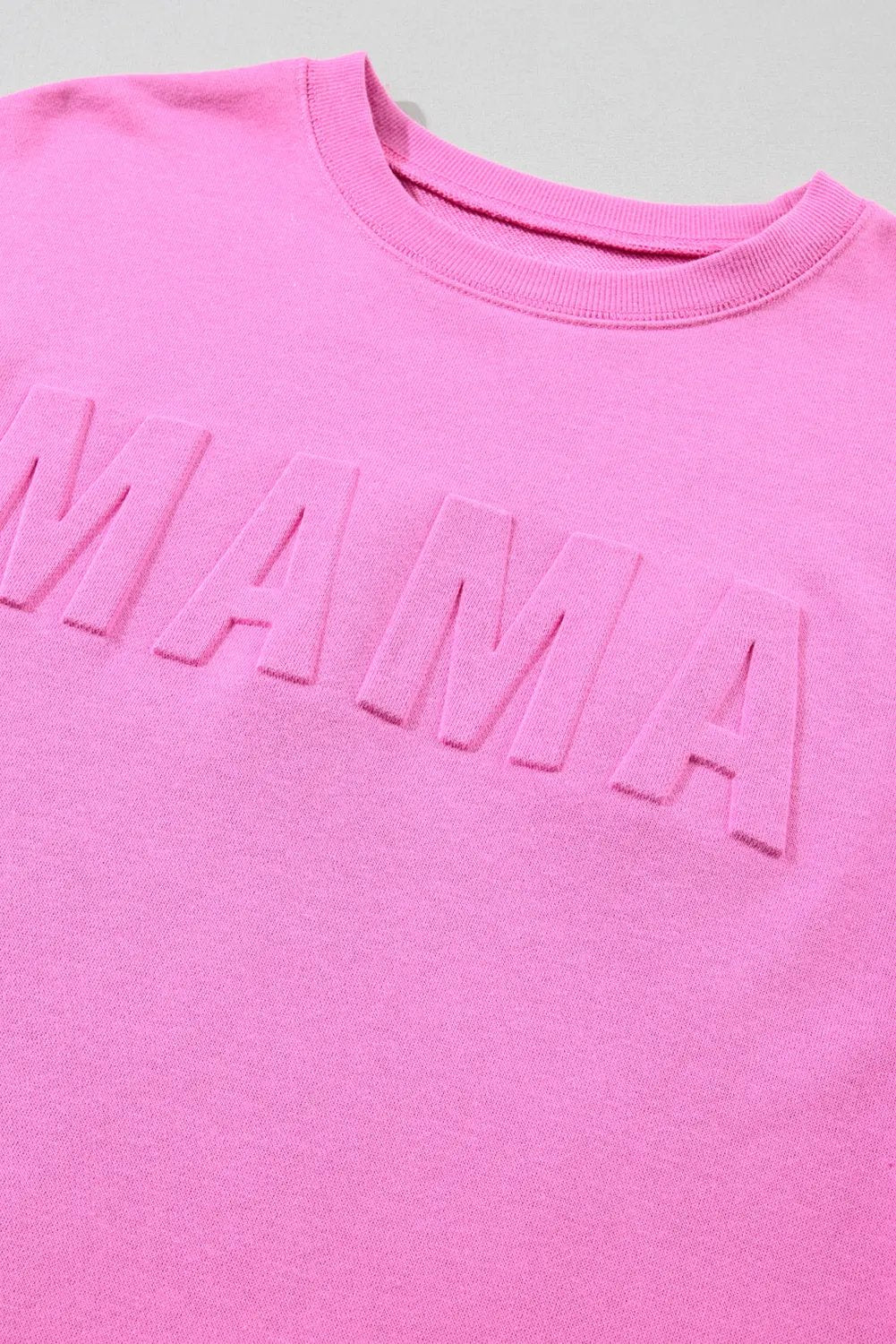 Vera MAMA Letter Embossed Casual Sweatshirt for Moms - Love Salve 