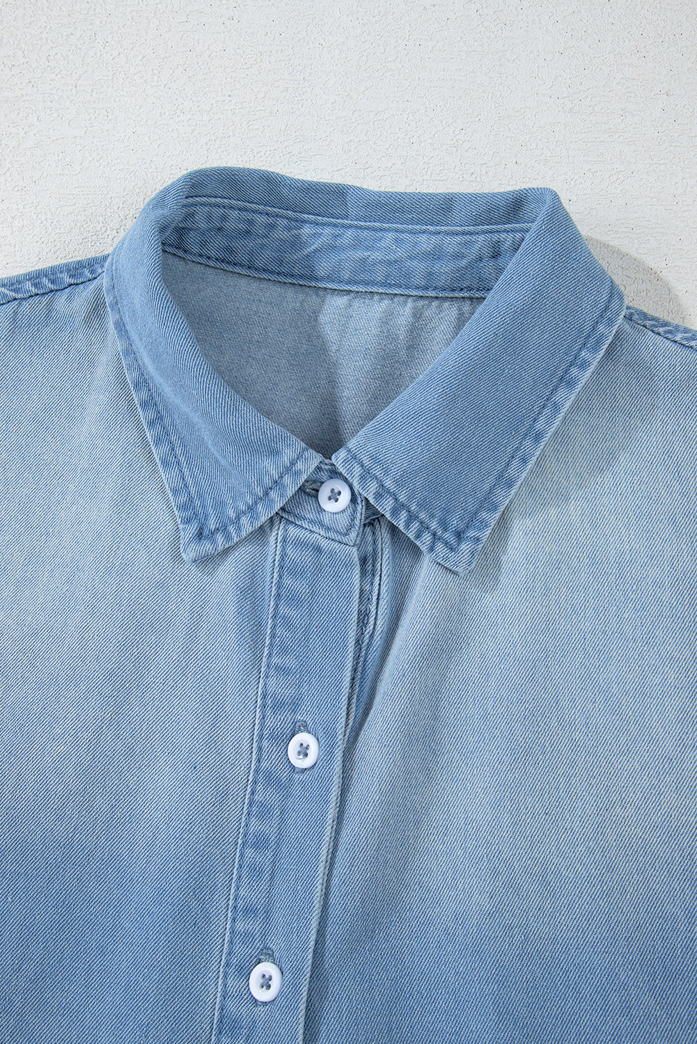 Chic beau denim shirt dress