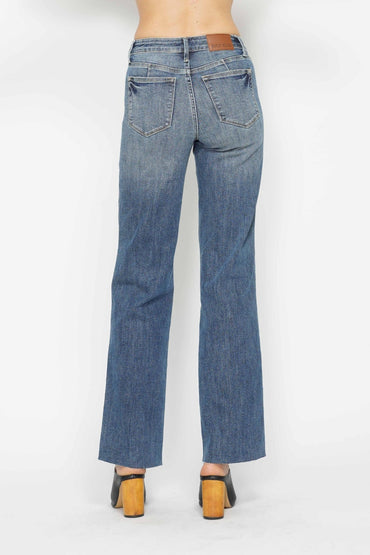 Judy Blue Full Size Tummy Control Straight Jeans.