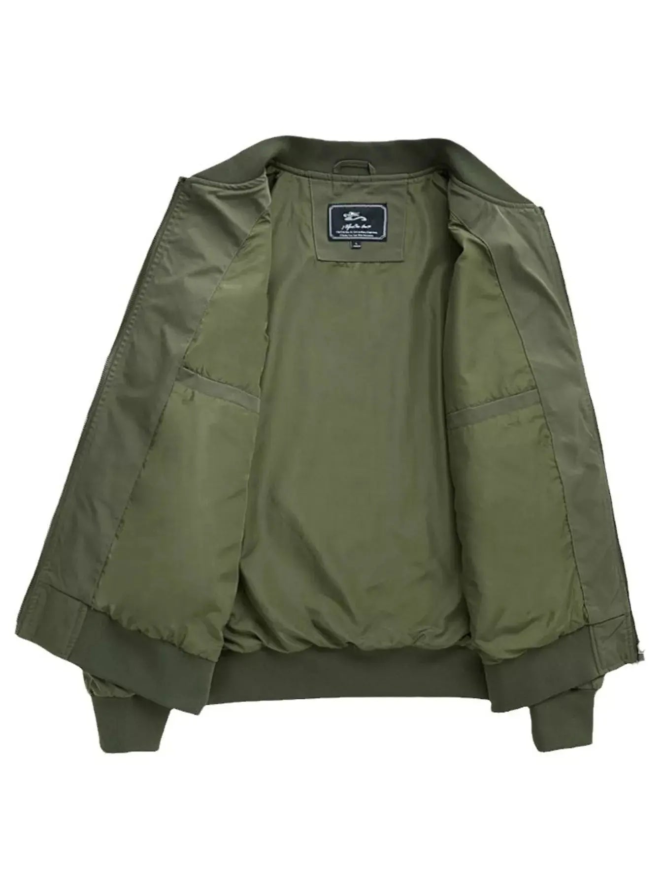 Men's Plus Size Zip Up Long Sleeve Jacket Simply Love