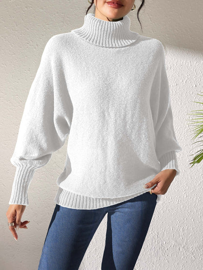 Cozy stretch turtleneck sweater for all occasions