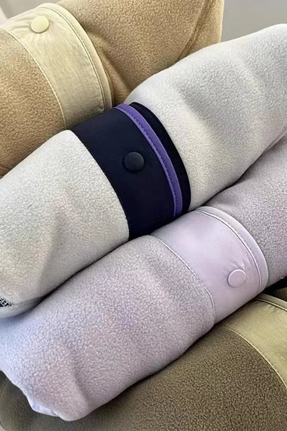 Double Take: Contrast Fleece Jacket