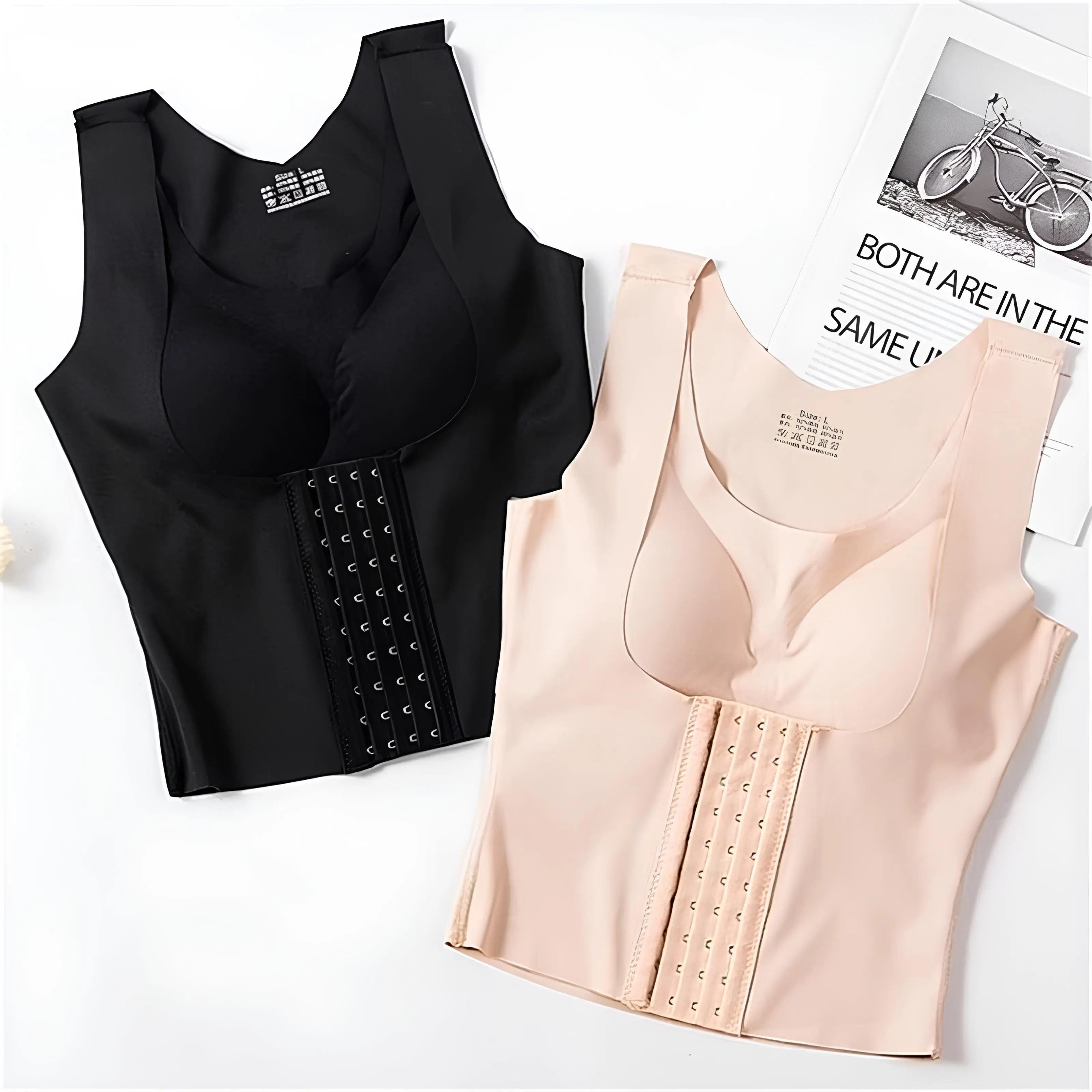Basic Bae Scoop Neck Shapewear Tank with Removable Paddings - Love Salve