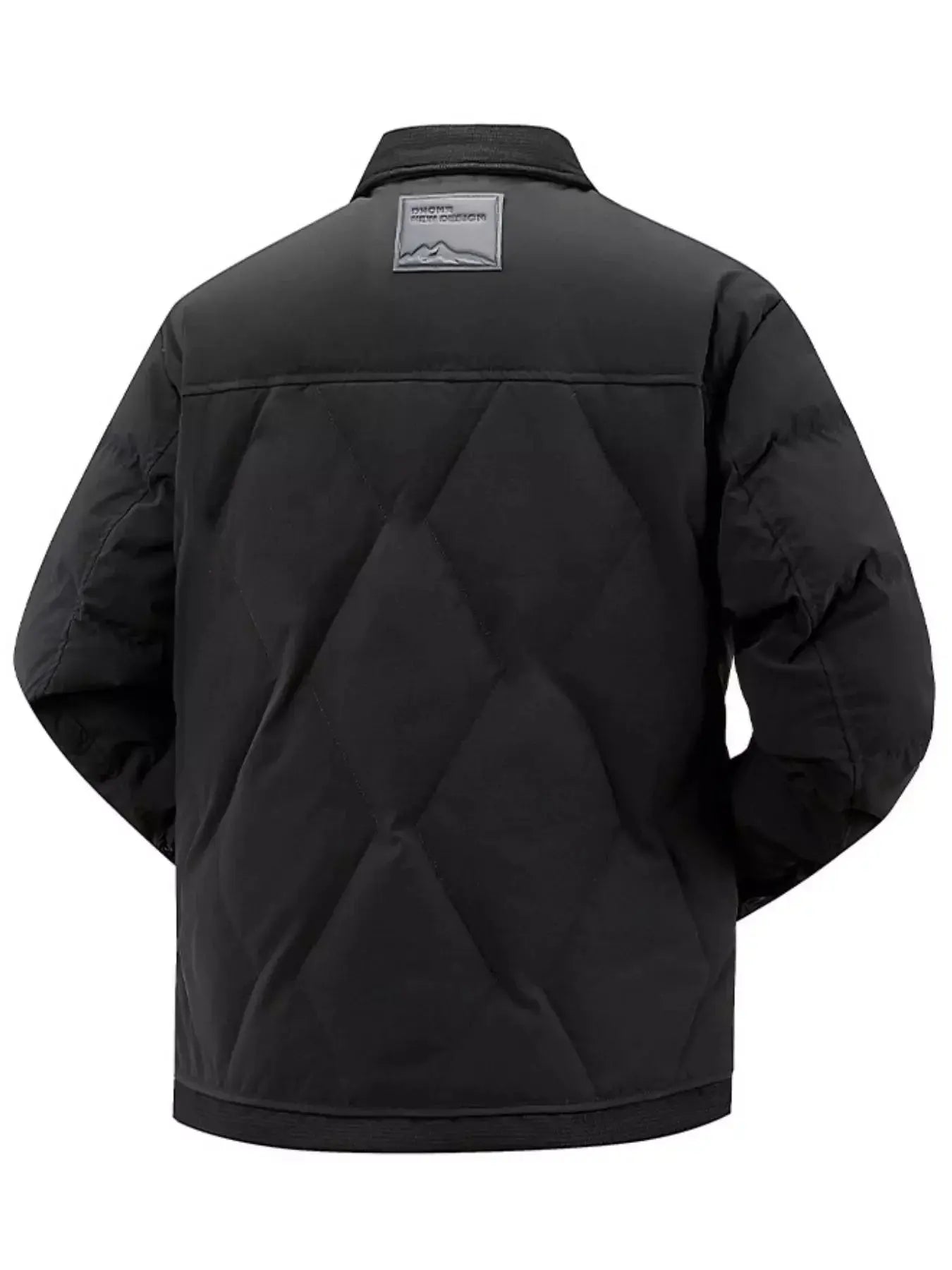 Mens Plus Size Quilted Padded Coat With Snap Front Simply Love