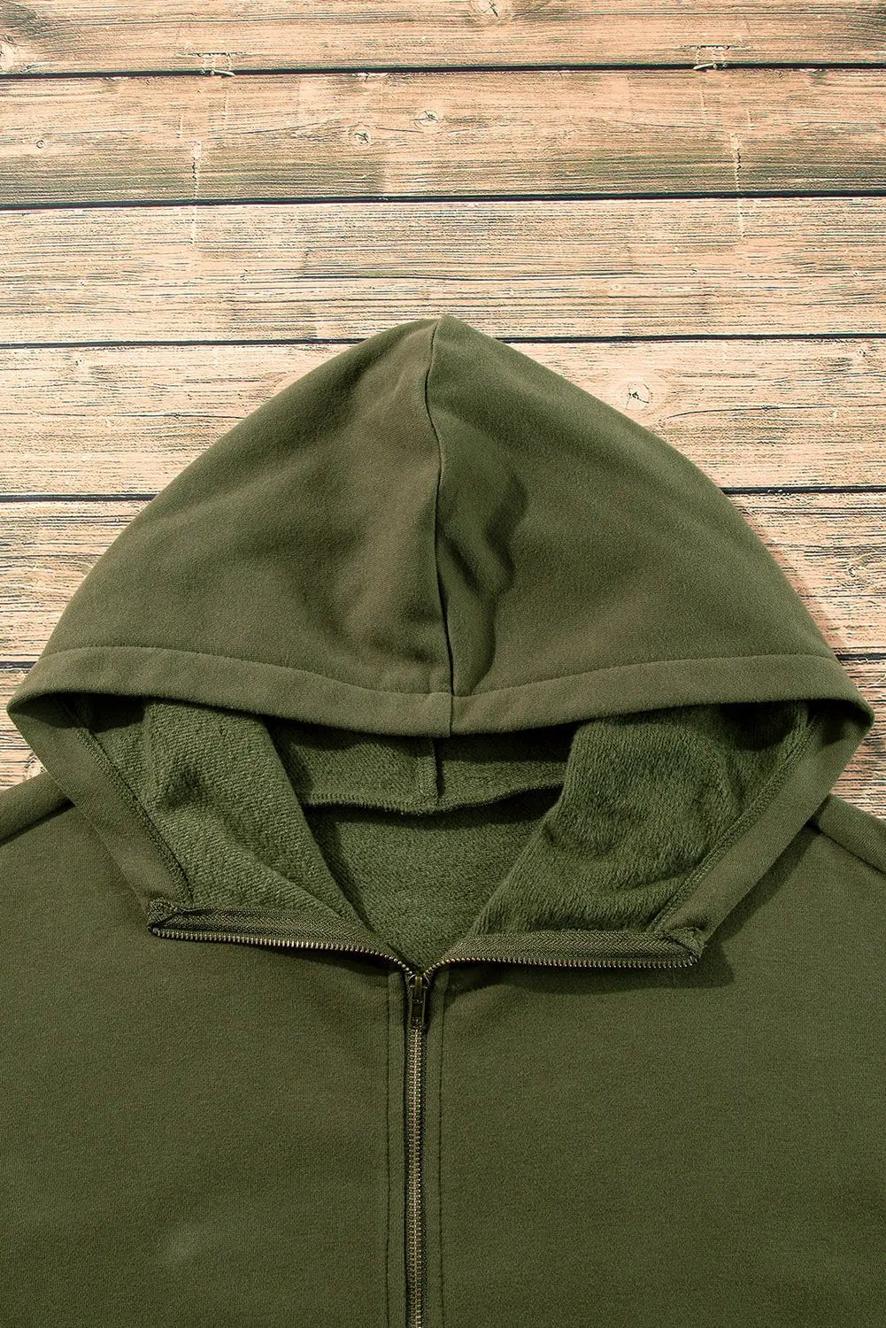 Kate Fleece Lined Half Zipper Hoodie with Kangaroo Pockets - Love Salve 