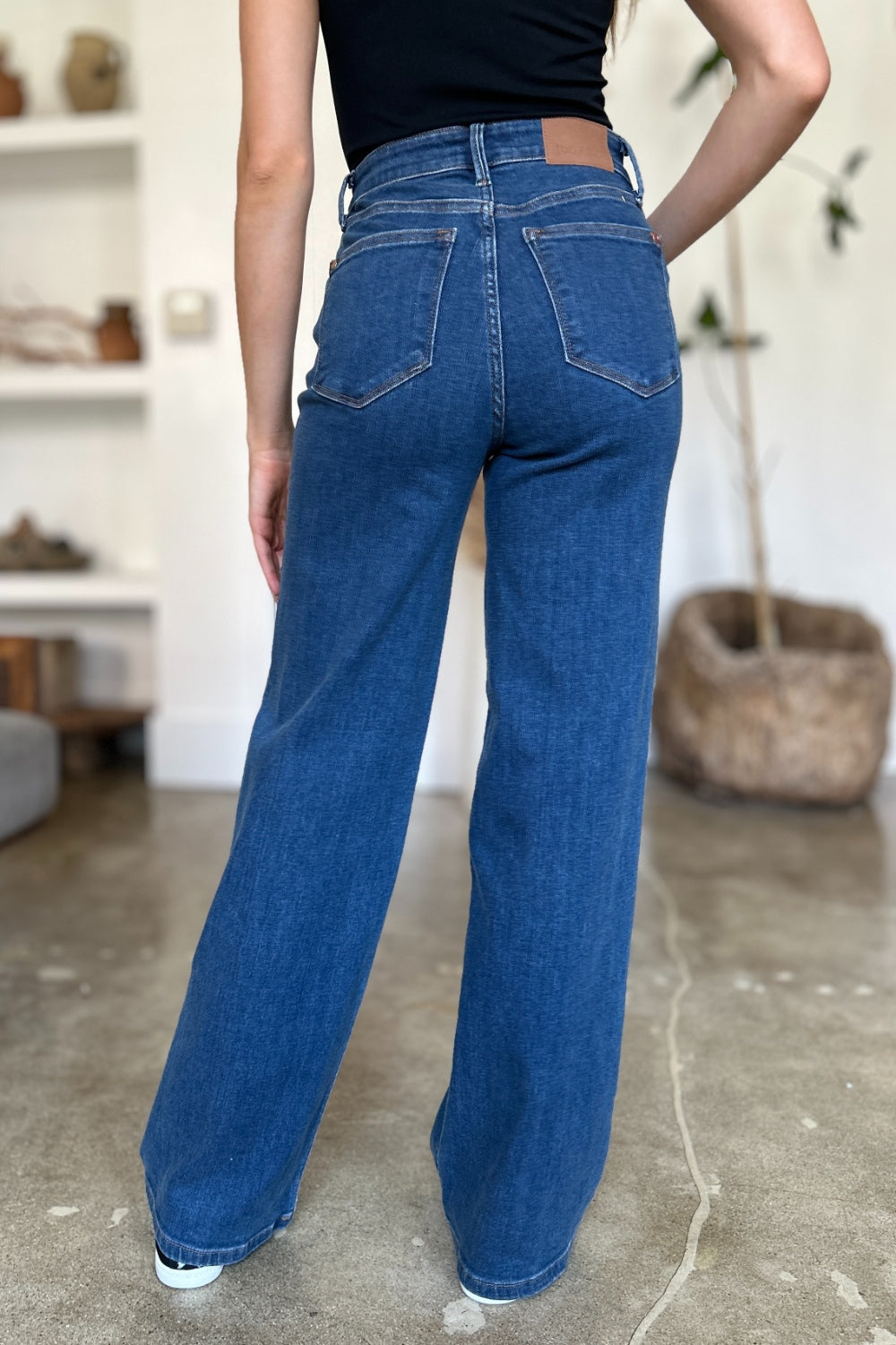 Judy Blue Full Size High Rise Straight Jeans Coco’s Tee Boutique