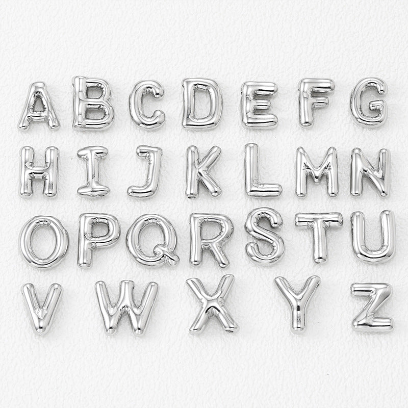 Bubble Letter Pendant Necklace – Pop Your Style! Coco’s Tee Boutique