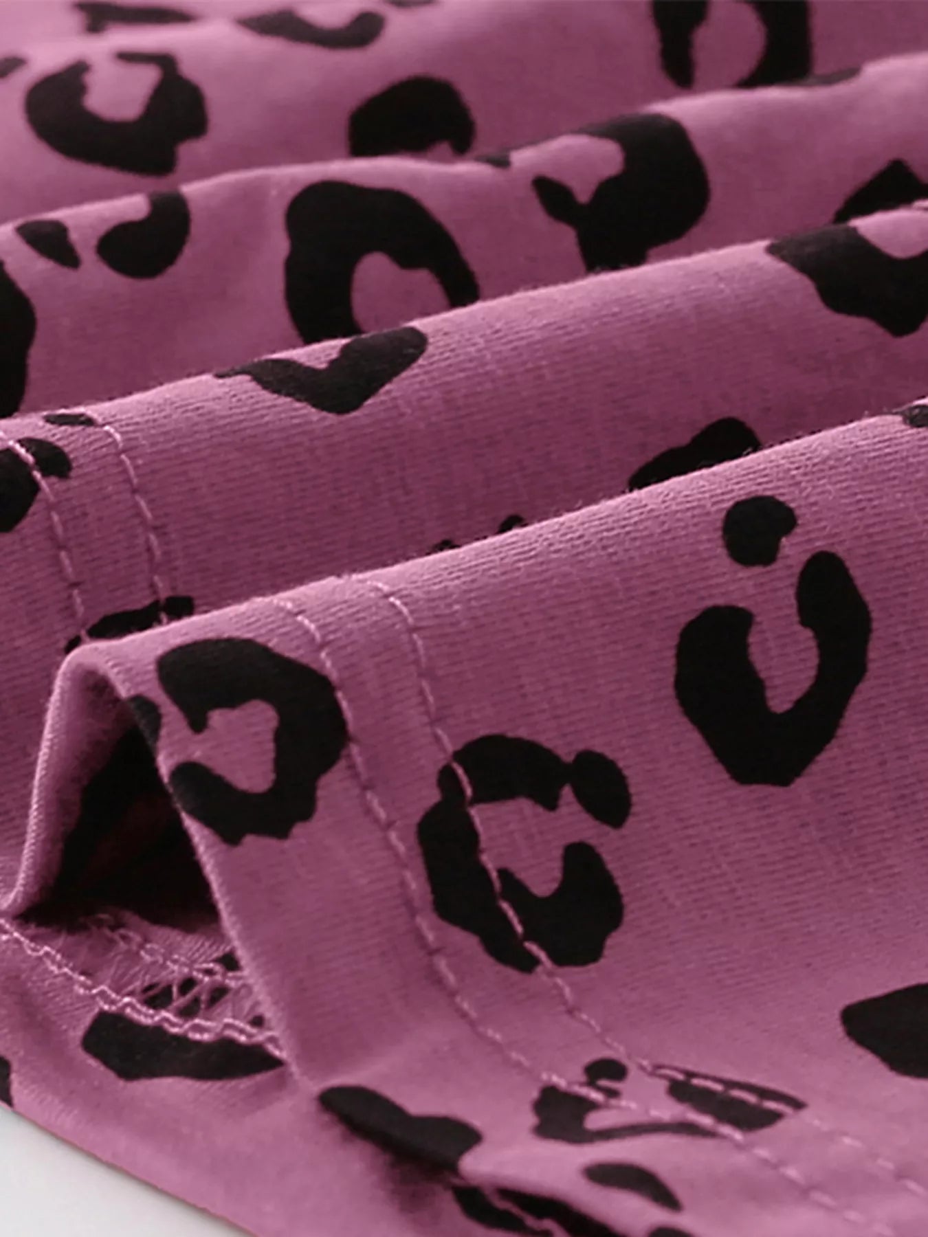 Children's Leopard Print Long Sleeve Dress Simply Love